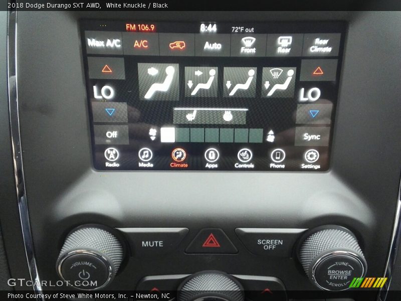 White Knuckle / Black 2018 Dodge Durango SXT AWD