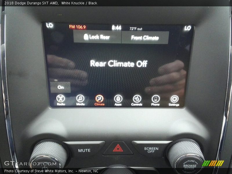 White Knuckle / Black 2018 Dodge Durango SXT AWD