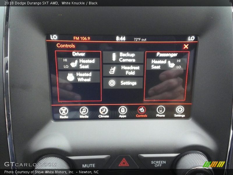 White Knuckle / Black 2018 Dodge Durango SXT AWD