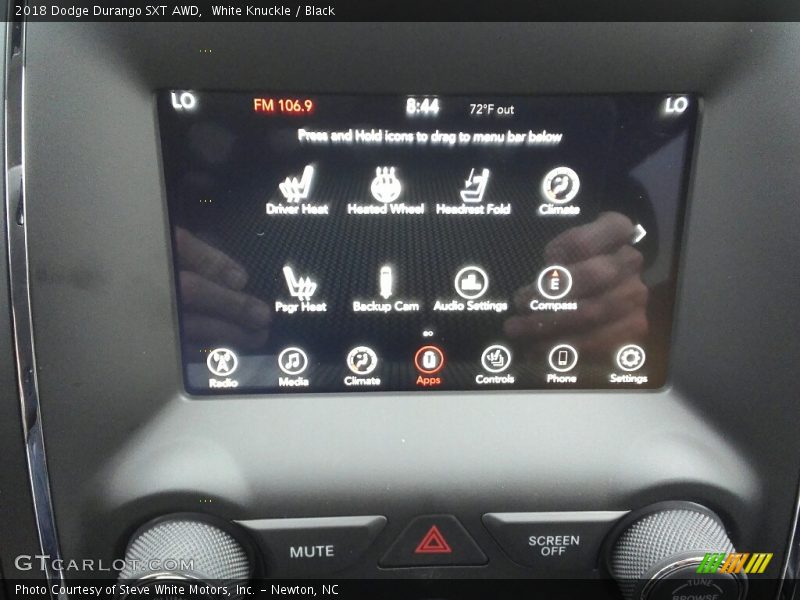 White Knuckle / Black 2018 Dodge Durango SXT AWD