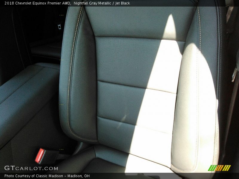 Nightfall Gray Metallic / Jet Black 2018 Chevrolet Equinox Premier AWD