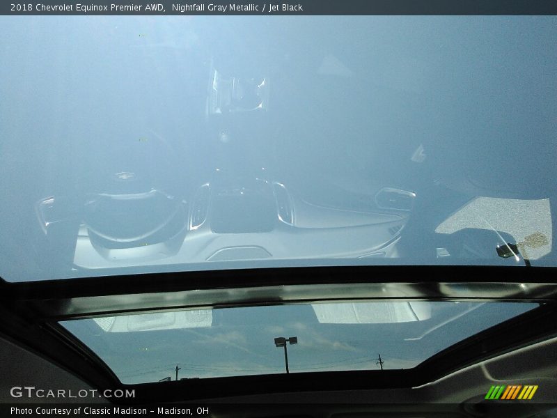 Nightfall Gray Metallic / Jet Black 2018 Chevrolet Equinox Premier AWD