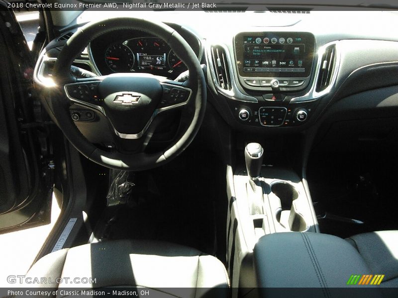 Nightfall Gray Metallic / Jet Black 2018 Chevrolet Equinox Premier AWD