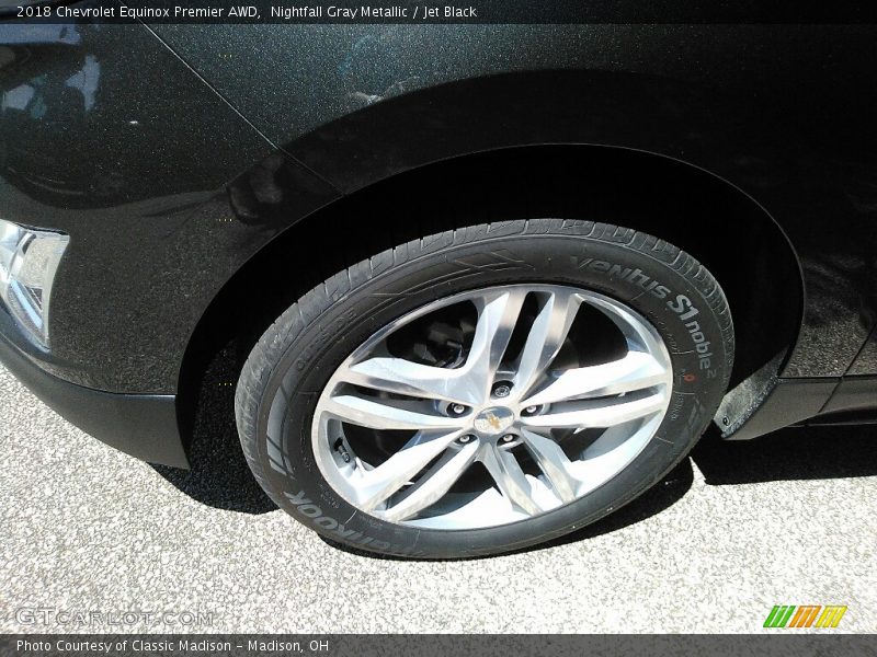 Nightfall Gray Metallic / Jet Black 2018 Chevrolet Equinox Premier AWD