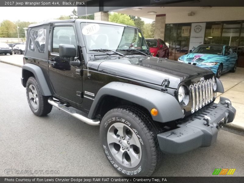 Black / Black 2017 Jeep Wrangler Sport 4x4