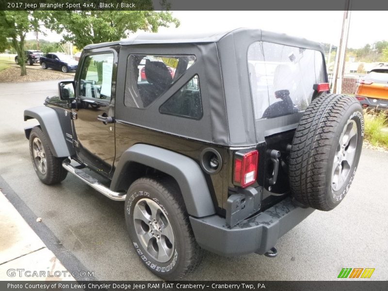 Black / Black 2017 Jeep Wrangler Sport 4x4