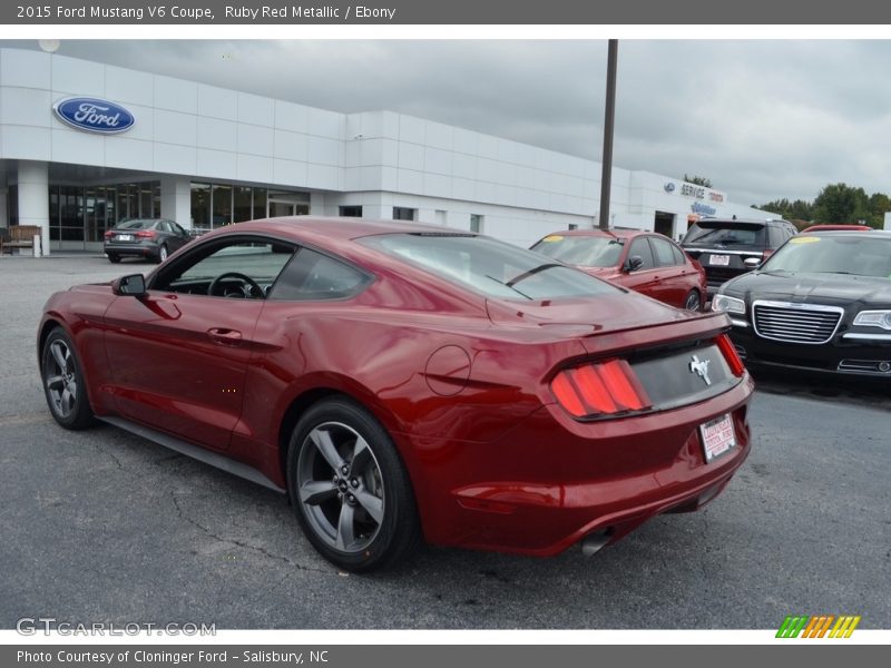 Ruby Red Metallic / Ebony 2015 Ford Mustang V6 Coupe