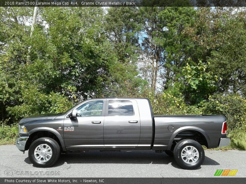 Granite Crystal Metallic / Black 2018 Ram 2500 Laramie Mega Cab 4x4