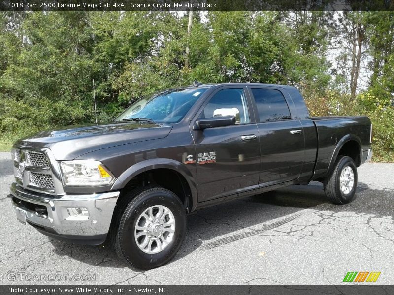 Granite Crystal Metallic / Black 2018 Ram 2500 Laramie Mega Cab 4x4