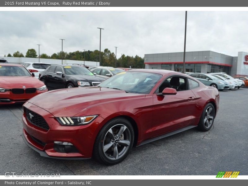 Ruby Red Metallic / Ebony 2015 Ford Mustang V6 Coupe