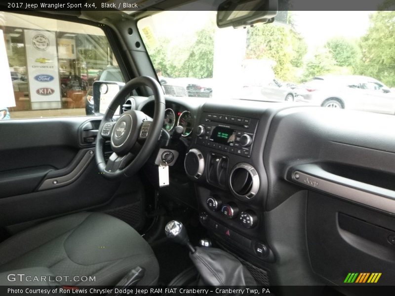 Black / Black 2017 Jeep Wrangler Sport 4x4