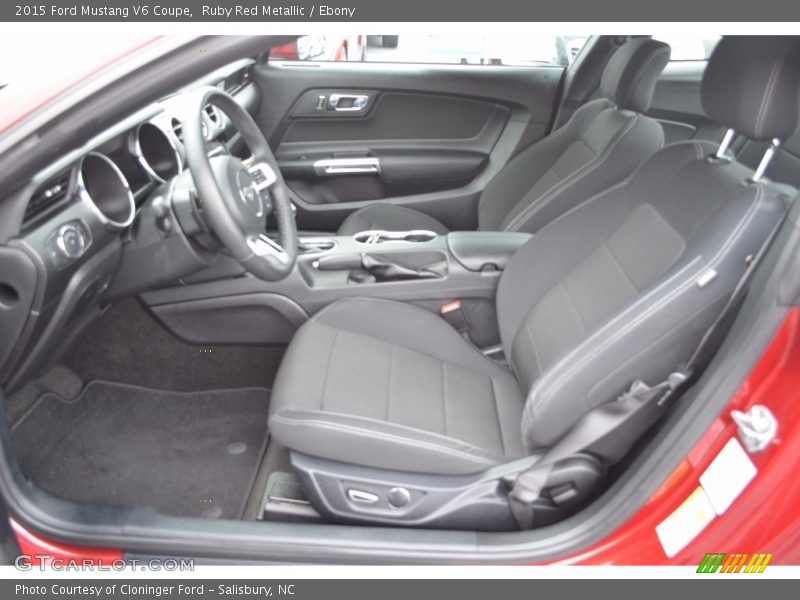 Ruby Red Metallic / Ebony 2015 Ford Mustang V6 Coupe