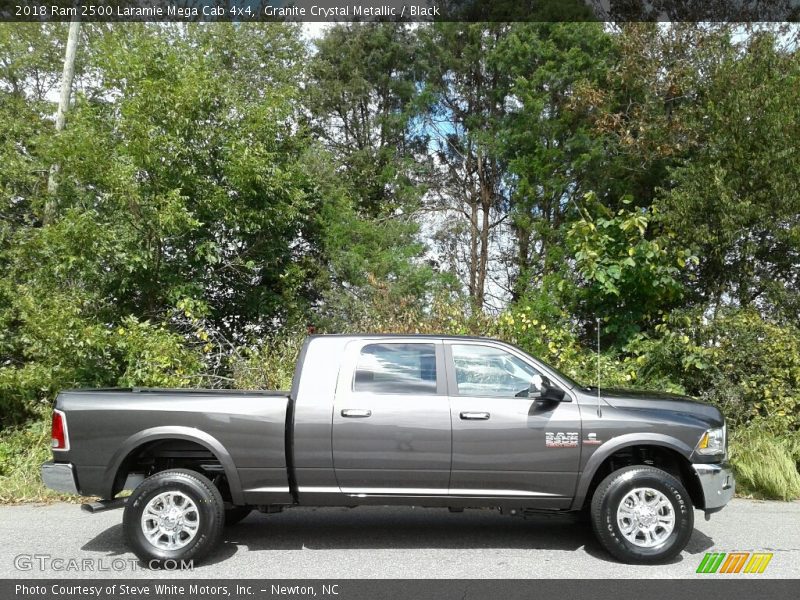 Granite Crystal Metallic / Black 2018 Ram 2500 Laramie Mega Cab 4x4