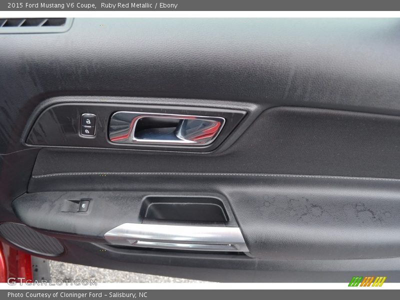 Ruby Red Metallic / Ebony 2015 Ford Mustang V6 Coupe