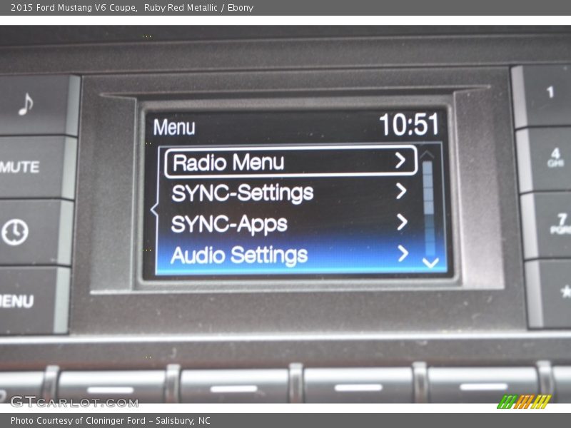 Ruby Red Metallic / Ebony 2015 Ford Mustang V6 Coupe