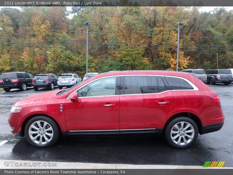 Ruby Red / Light Dune 2013 Lincoln MKT EcoBoost AWD