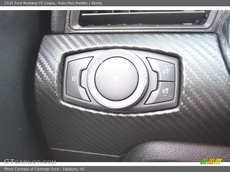 Ruby Red Metallic / Ebony 2015 Ford Mustang V6 Coupe