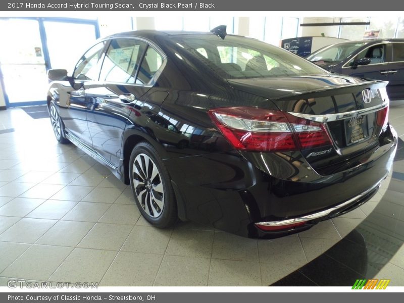 Crystal Black Pearl / Black 2017 Honda Accord Hybrid Touring Sedan