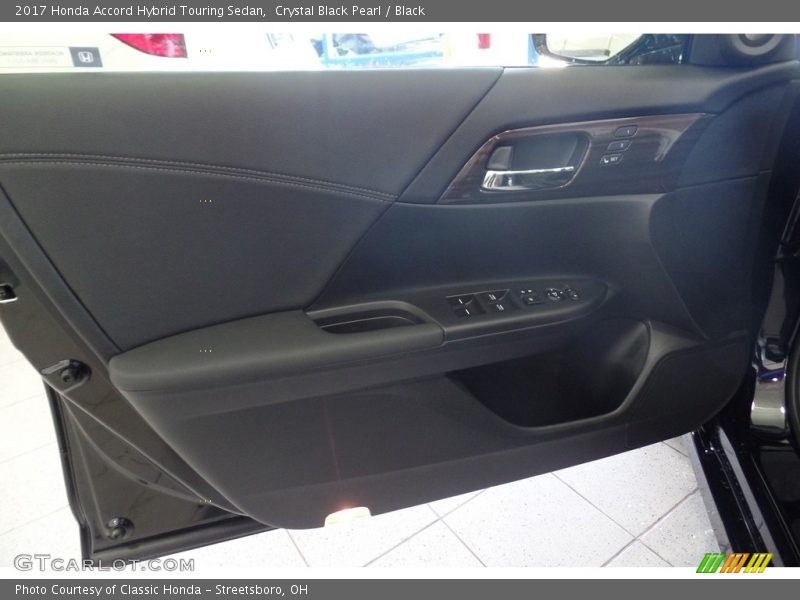 Crystal Black Pearl / Black 2017 Honda Accord Hybrid Touring Sedan