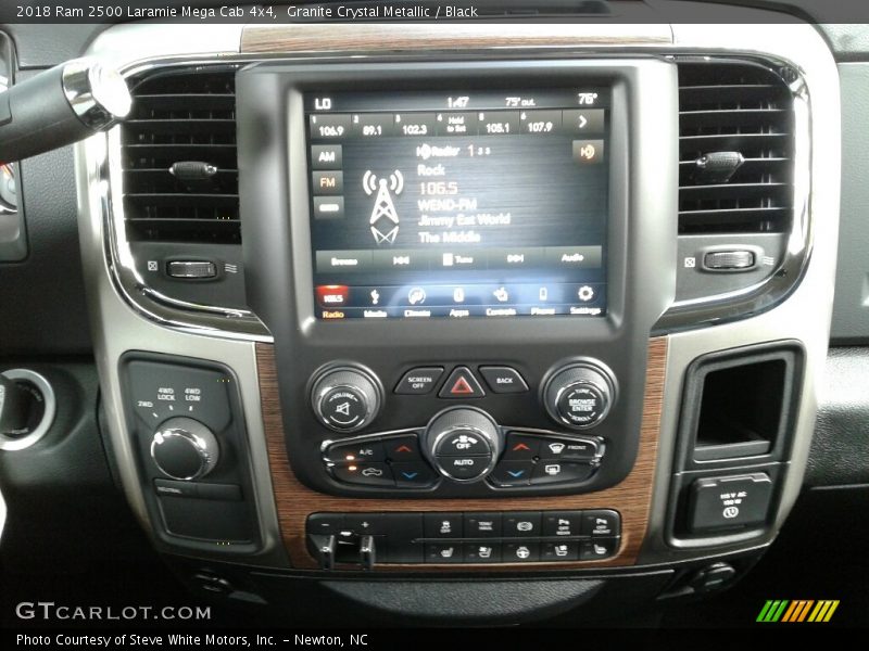 Controls of 2018 2500 Laramie Mega Cab 4x4