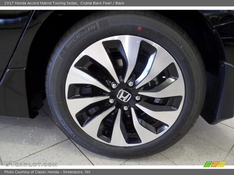 Crystal Black Pearl / Black 2017 Honda Accord Hybrid Touring Sedan