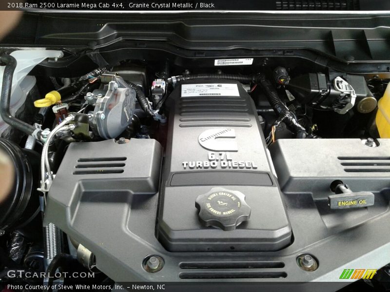  2018 2500 Laramie Mega Cab 4x4 Engine - 6.7 Liter OHV 24-Valve Cummins Turbo-Diesel Inline 6 Cylinder