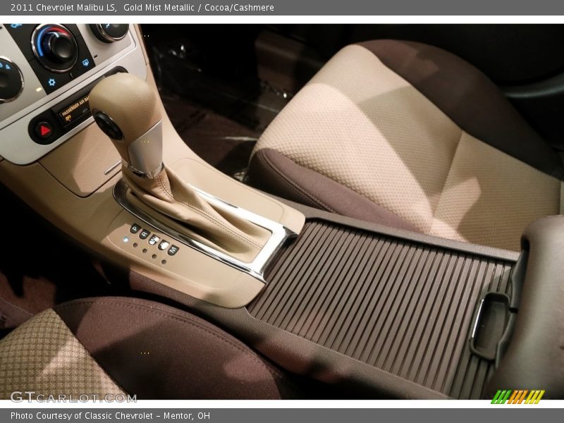Gold Mist Metallic / Cocoa/Cashmere 2011 Chevrolet Malibu LS