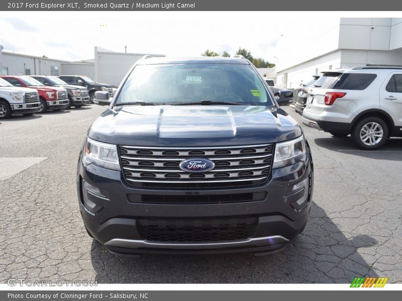 Smoked Quartz / Medium Light Camel 2017 Ford Explorer XLT