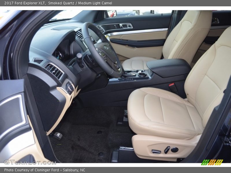 Smoked Quartz / Medium Light Camel 2017 Ford Explorer XLT