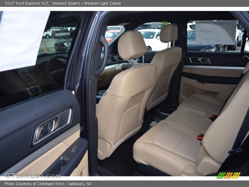 Smoked Quartz / Medium Light Camel 2017 Ford Explorer XLT