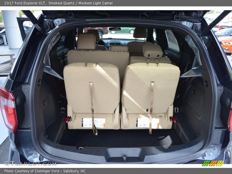 Smoked Quartz / Medium Light Camel 2017 Ford Explorer XLT