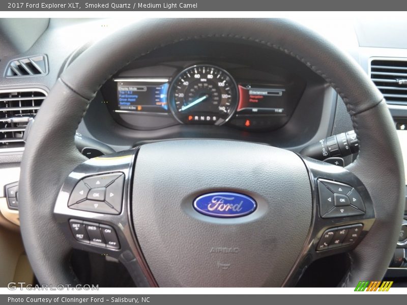 Smoked Quartz / Medium Light Camel 2017 Ford Explorer XLT