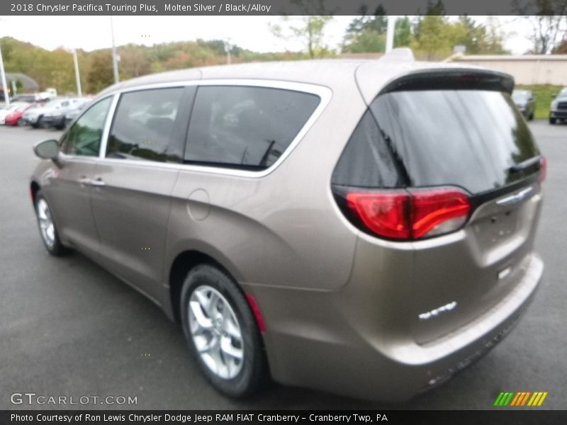 Molten Silver / Black/Alloy 2018 Chrysler Pacifica Touring Plus