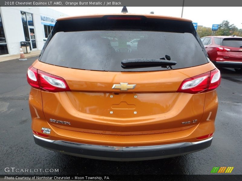 Orange Burst Metallic / Jet Black 2018 Chevrolet Equinox LT AWD