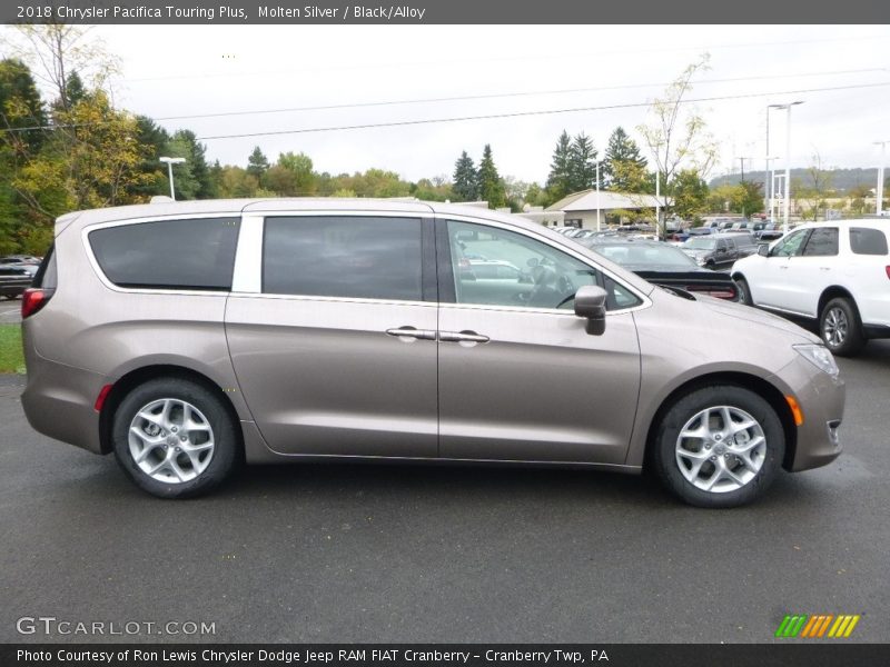 Molten Silver / Black/Alloy 2018 Chrysler Pacifica Touring Plus