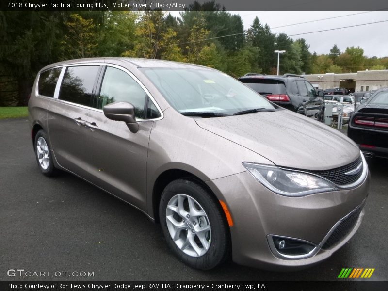 Molten Silver / Black/Alloy 2018 Chrysler Pacifica Touring Plus
