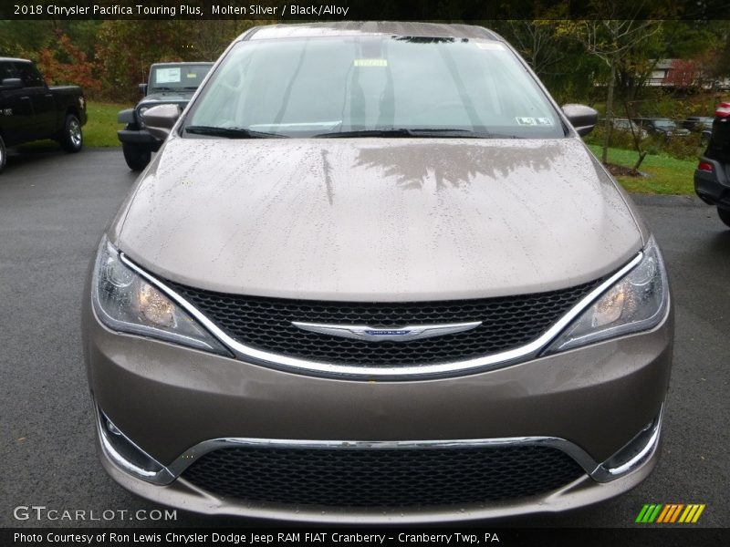 Molten Silver / Black/Alloy 2018 Chrysler Pacifica Touring Plus