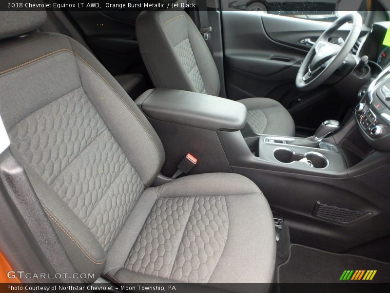 Orange Burst Metallic / Jet Black 2018 Chevrolet Equinox LT AWD
