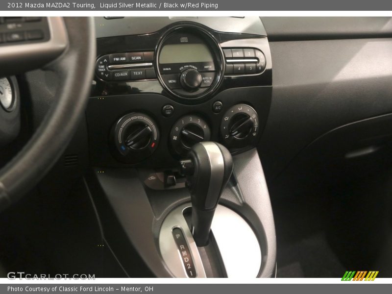Liquid Silver Metallic / Black w/Red Piping 2012 Mazda MAZDA2 Touring