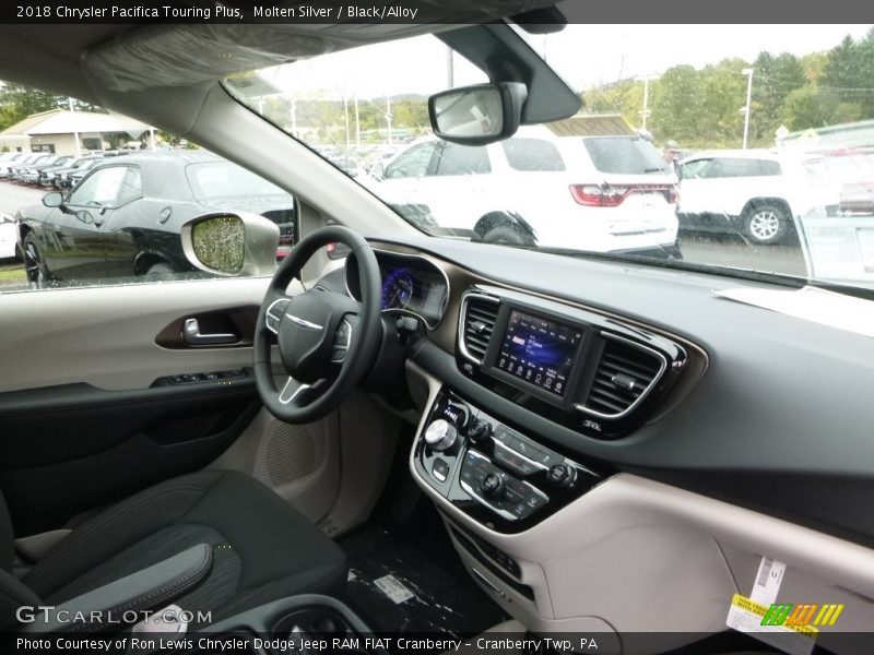 Molten Silver / Black/Alloy 2018 Chrysler Pacifica Touring Plus