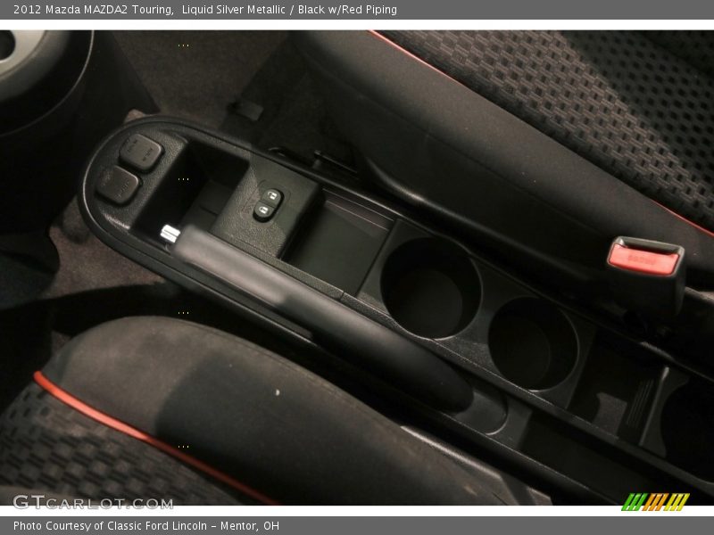 Liquid Silver Metallic / Black w/Red Piping 2012 Mazda MAZDA2 Touring