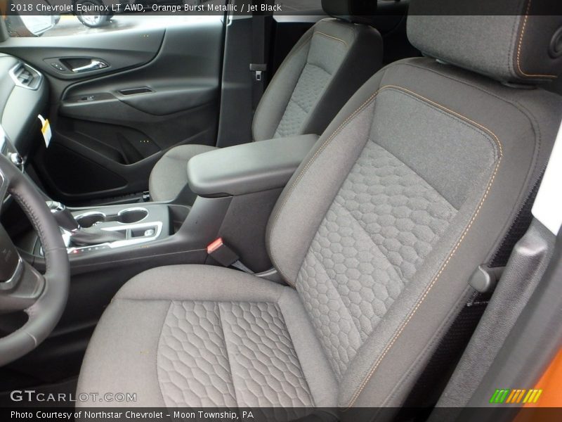 Orange Burst Metallic / Jet Black 2018 Chevrolet Equinox LT AWD