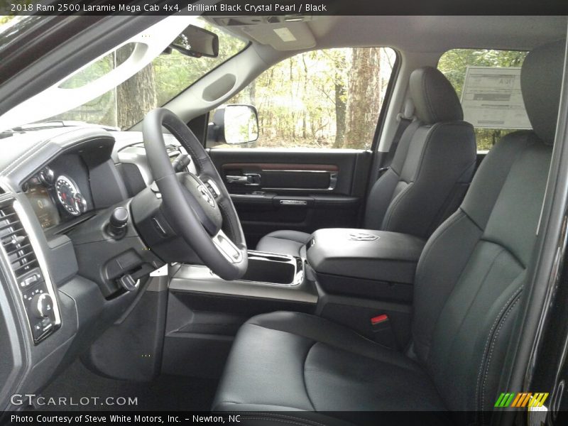 Front Seat of 2018 2500 Laramie Mega Cab 4x4