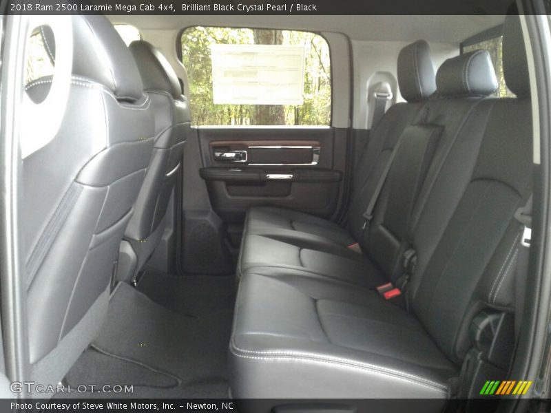 Rear Seat of 2018 2500 Laramie Mega Cab 4x4