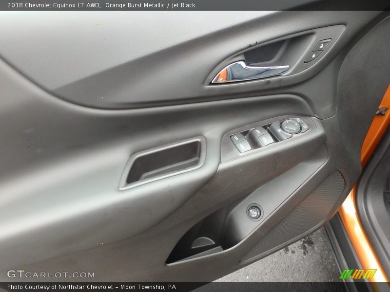 Orange Burst Metallic / Jet Black 2018 Chevrolet Equinox LT AWD
