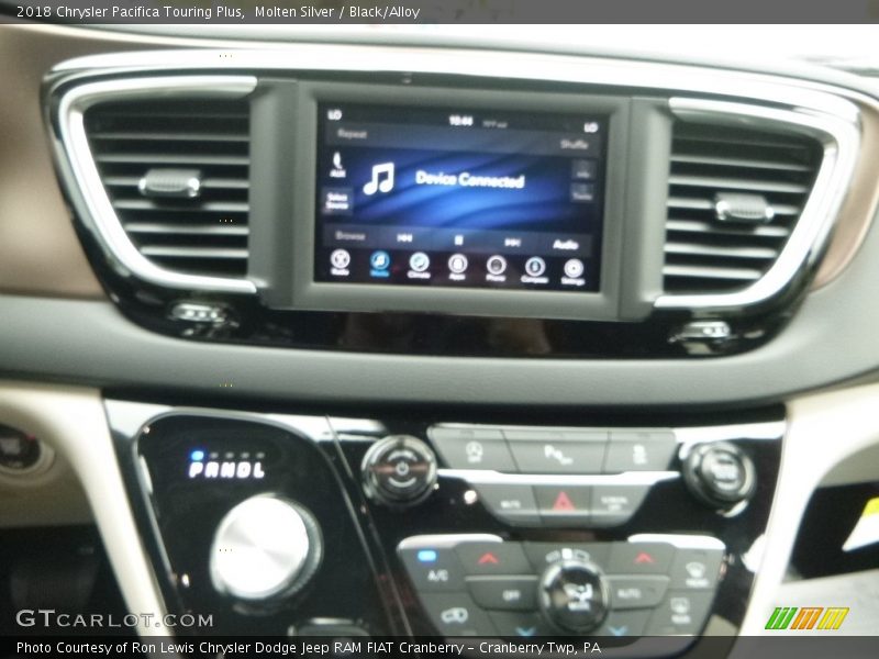 Molten Silver / Black/Alloy 2018 Chrysler Pacifica Touring Plus