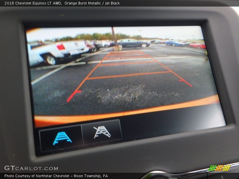 Orange Burst Metallic / Jet Black 2018 Chevrolet Equinox LT AWD