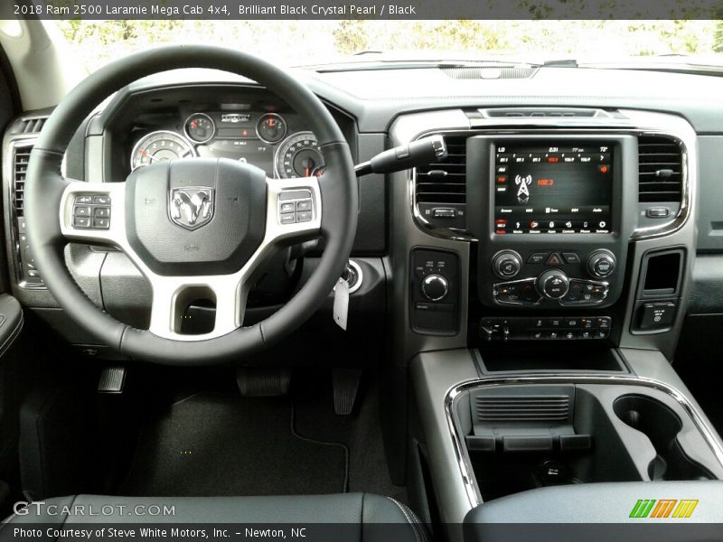 Dashboard of 2018 2500 Laramie Mega Cab 4x4