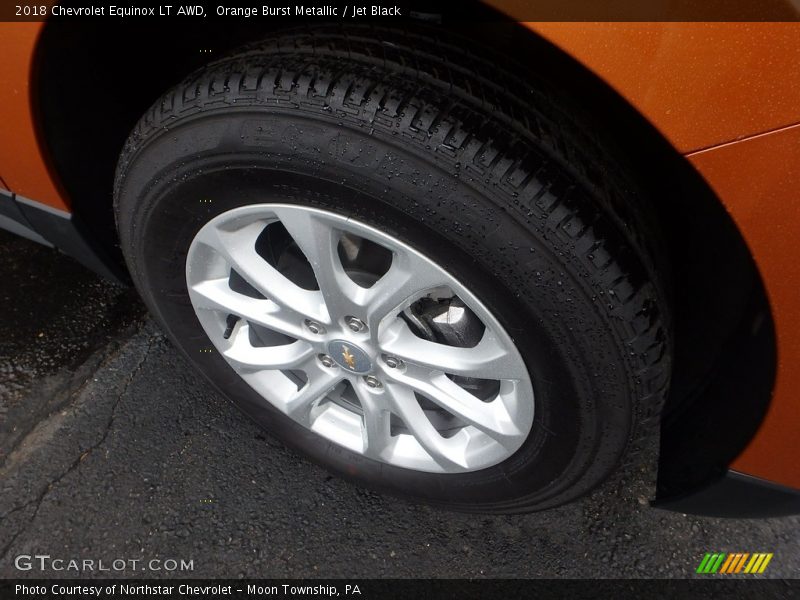 Orange Burst Metallic / Jet Black 2018 Chevrolet Equinox LT AWD