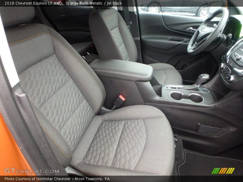 Orange Burst Metallic / Jet Black 2018 Chevrolet Equinox LT AWD